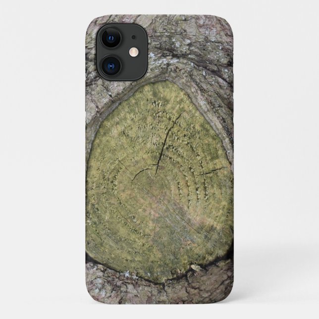 Capa Para iPhone 11 Encerramento da ramificação da árvore (Verso)