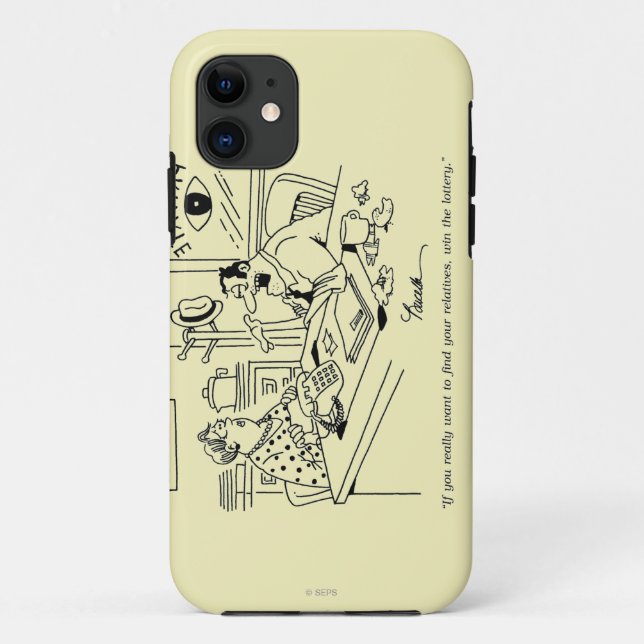 Capa Para iPhone 11 Encontrando parentes (Verso)