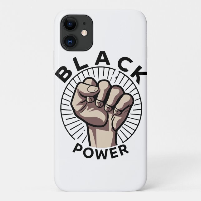 Capa Para iPhone 11 Energia Preta Afrocêntrica (Verso)