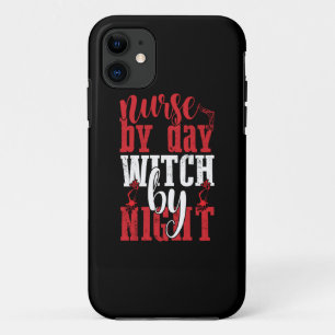 Capa Para iPhone 11 Enfermeira De Halloween Por Bruxa De Dia À Noite