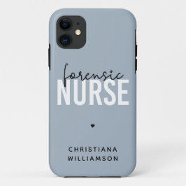 Capa Para iPhone 11 Enfermeiro Forense Personalizado | Presente de Enf