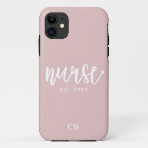 Capa Para iPhone 11 Enfermeiro Personalizado Enfermeiro Est Typografia