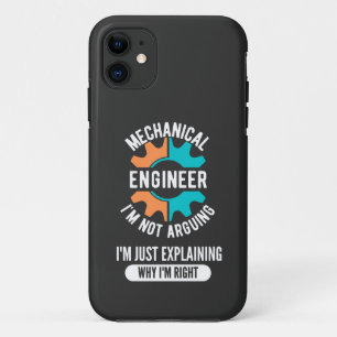Capa Para iPhone 11 Engenheiro Mecânico Engraçado, Engenharia Mecânica