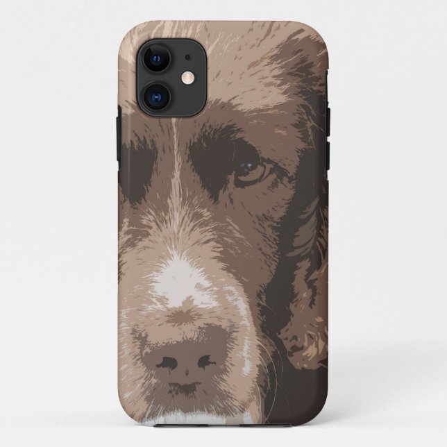 Capa Para iPhone 11 English Springer (Verso)