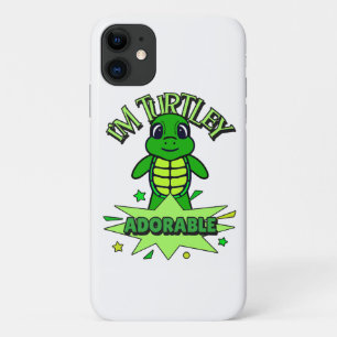 Capa Para iPhone 11 Engraçada Tartaruga Bonita Cotação Turtley Adoráve