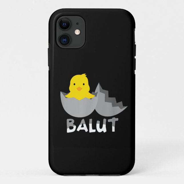 Capa Para iPhone 11 Engraçado Balut Filipino (Verso)