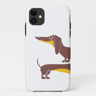 Capa Para iPhone 11 Engraçado e fofo dachshund para os pais de cães lo