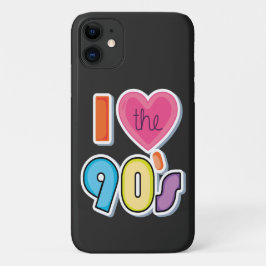 Capa Para iPhone 11 Engraçado eu adoro os anos 90, a festa do tema dos