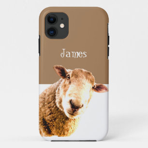 Capa Para iPhone 11 Engraçado Fazenda de ovelhas Novidade em animais