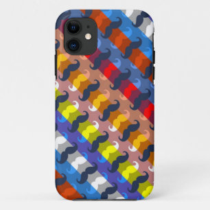 Capa Para iPhone 11 Engraçado Girly Mustache 4
