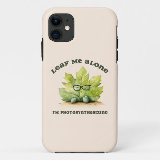 Capa Para iPhone 11 Engraçado "Me Deixa Sozinho"
