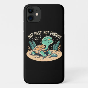 Capa Para iPhone 11 Engraçado Não Rápido Não Furioso
