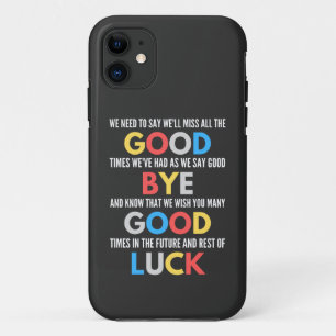 Capa Para iPhone 11 Engraçado Sair De Adeus
