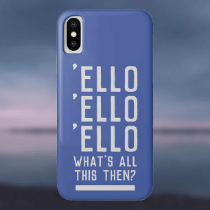 Capa Para iPhone 11 Engraçado Tema Policial do Reino Unido com Slogan
