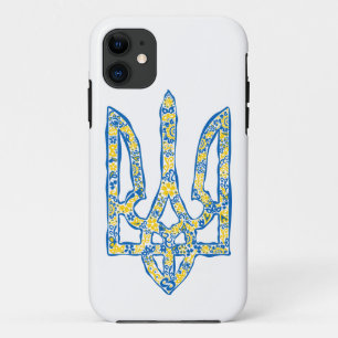 Capa Para iPhone 11 Énica nacional ucraniana emblem trident trizub