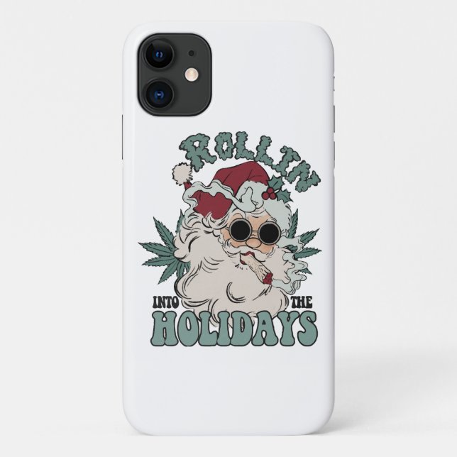 Capa Para iPhone 11 Entrando no período de festas (Verso)
