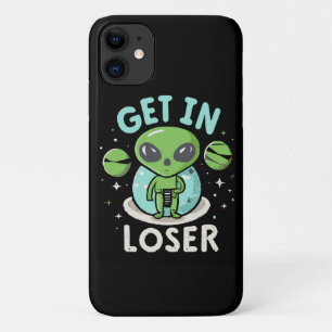 Capa Para iPhone 11 Entre Perdedor OVNI Alien Divertido