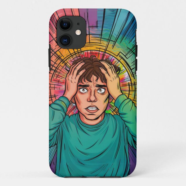 Capa Para iPhone 11 Enxaqueca Doença crônica enxaqueca (Verso)