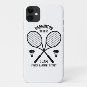 Capa Para iPhone 11 Equipe de Esportes de Badminton
