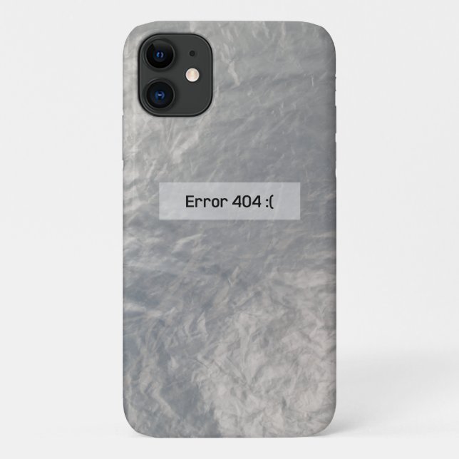 Capa Para iPhone 11 Erro de Folha 404 (Verso)