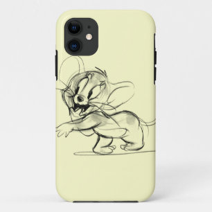 Capa Para iPhone 11 Esboço Bashful de Jerry