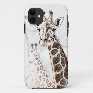 Capa Para iPhone 11 Esboço do girafa