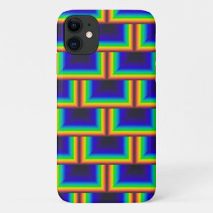 Capa Para iPhone 11 Escalas quadradas de espectro solar