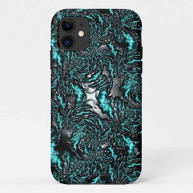 Capa Para iPhone 11 Escola de Cavalos-marinhos..... (Verso)