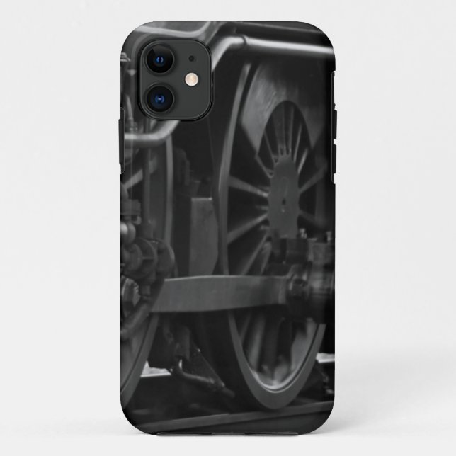 Capa Para iPhone 11 escola de mecânico de locomotiva (Verso)