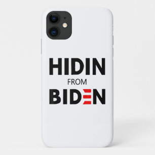 Capa Para iPhone 11 ESCONDIDO DA BIDEN engraçada campanha política Joe