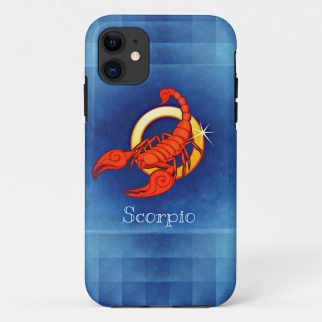 Capa Para iPhone 11 escorpião horóscopo (Verso)