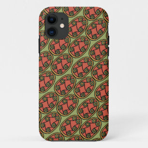 Capa Para iPhone 11 Escudo tribal egípcio no caso do iPhone Verde 5/5