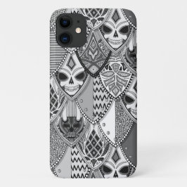 Capa Para iPhone 11 escudos góticos bw