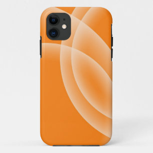 Capa Para iPhone 11 Esferas Sobrepostas - Capa de iPhone Laranja