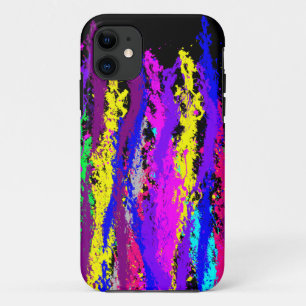 Capa Para iPhone 11 Esmalte Neon Salpicado