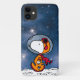 Capa Para iPhone 11 ESPAÇO | Astronauta do Snoopy (Back)