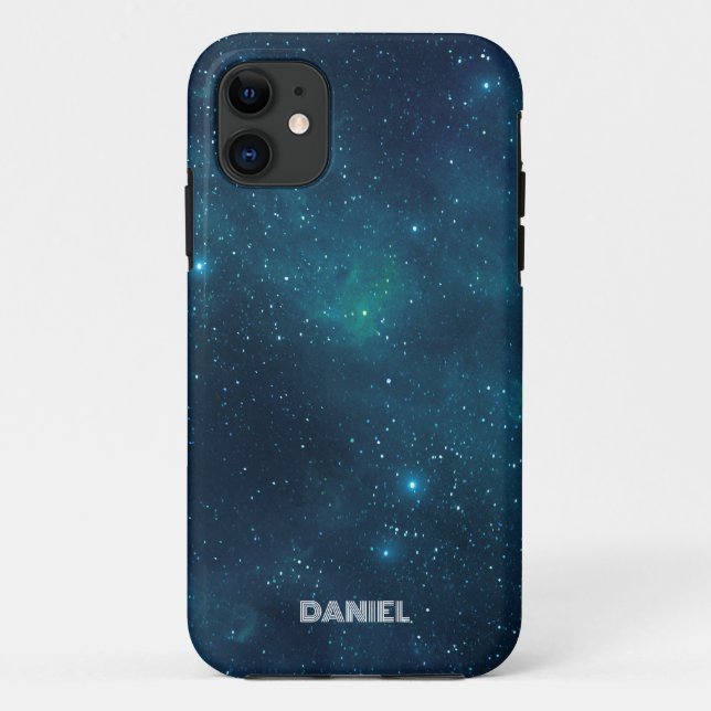 Capa Para iPhone 11 Espaço profundo personalizado (Verso)