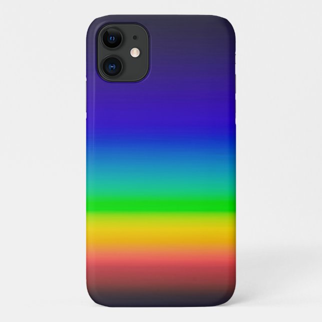 Capa Para iPhone 11 Espectro solar verdadeiro (Verso)