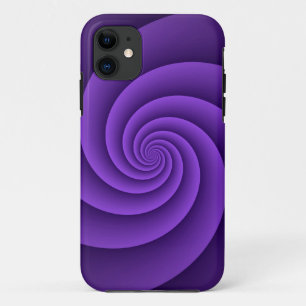 Capa Para iPhone 11 Espirais de fundo abstrato soft IV