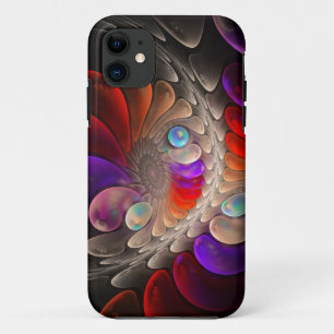 Capa Para iPhone 11 Espiral abstrata do fractal