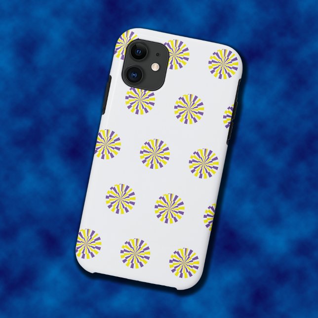 Capa Para iPhone 11 Espiral De Relâmpago Floral (2019) (Criador carregado)