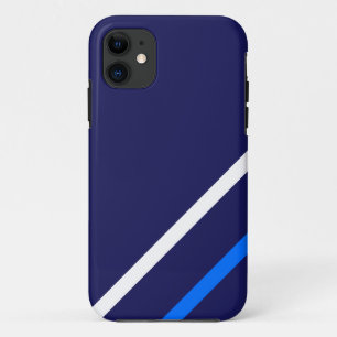 Capa Para iPhone 11 Esportes de Marinhos negros, brilhantes, brilhante