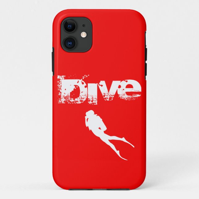 Capa Para iPhone 11 Esportes de mergulho, SCUBA (Verso)
