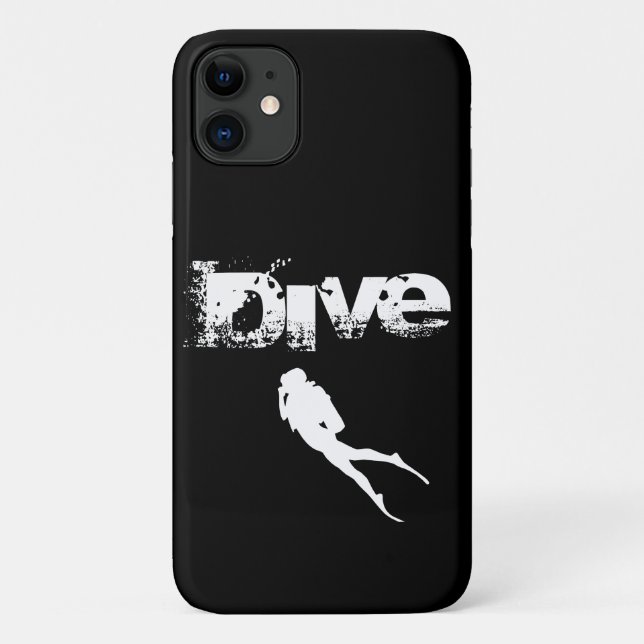 Capa Para iPhone 11 Esportes de mergulho, SCUBA (Verso)