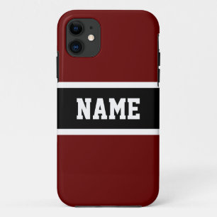 Capa Para iPhone 11 Esportes - Esportes - Cinzas Atlíticas Negras Negr