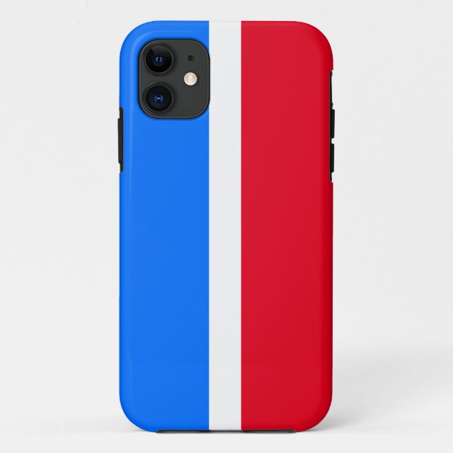Capa Para iPhone 11 Esportes Negros Vermelho Branco Brilhante (Verso)
