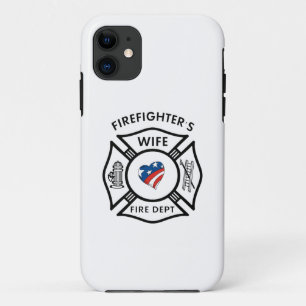 Capa Para iPhone 11 Esposas EUA do bombeiro