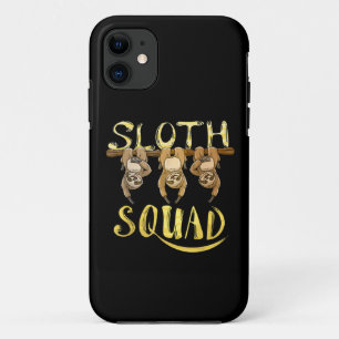 Capa Para iPhone 11 Esquadrão de Preguiças Legais – Design Divertido p