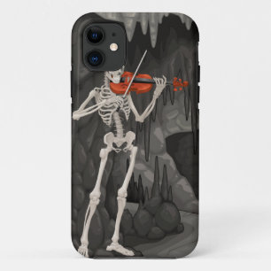 Capa Para iPhone 11 esqueleto de violino