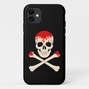 Capa Para iPhone 11 esqueleto do crânio de halloween